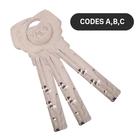 Yale Superior 1 Star A/B/C codes (Copy)